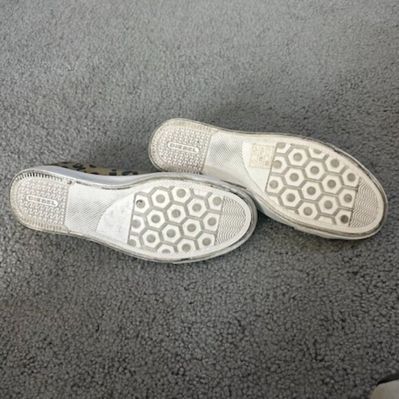 Diesel S-Imaginee Low Slip-on Sneakers Leopard Print Canvas - Size 40.5 - US 8 - Picture 11 of 12